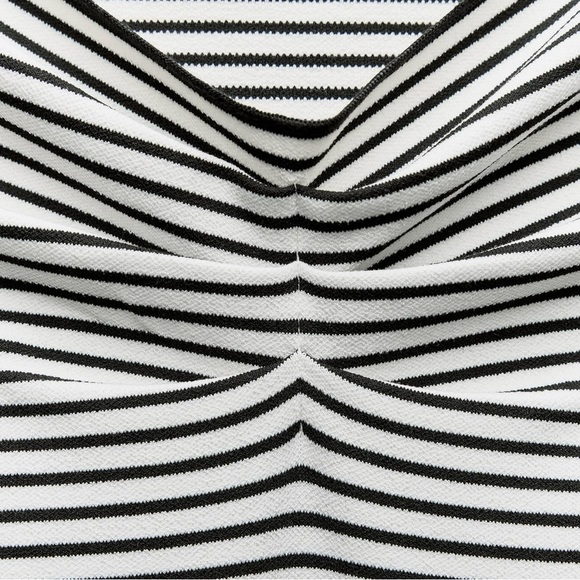 Zara striped stretch knit dress - Picture 6 of 7